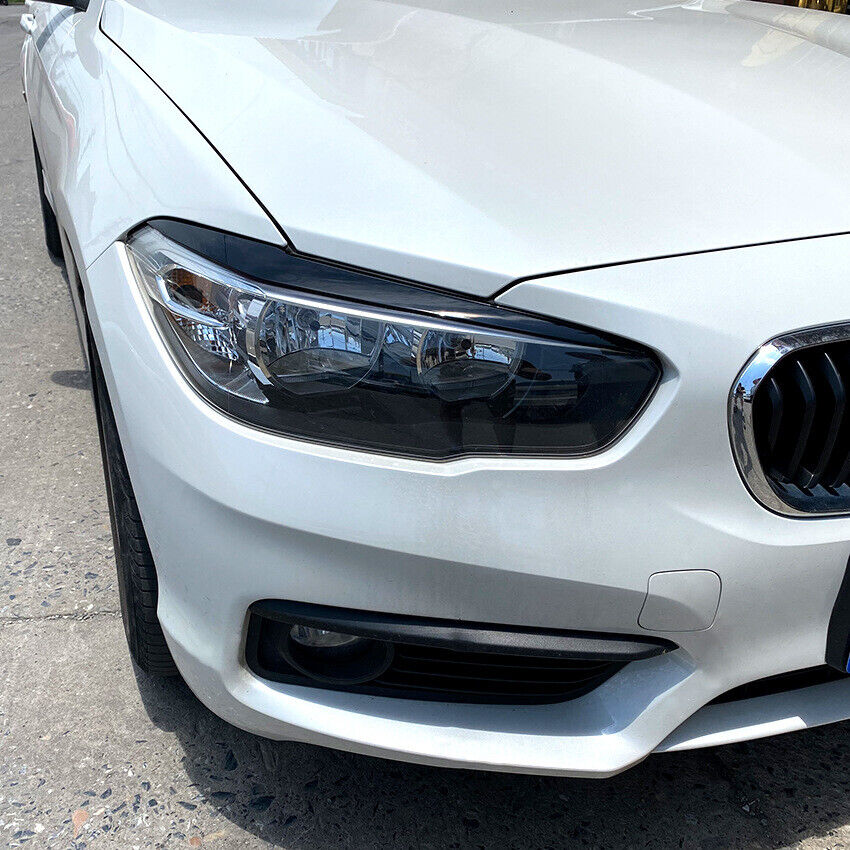 Per BMW F20 F21 LCI 2015-2019 pannelli fari aspetto cattivo nero lucido