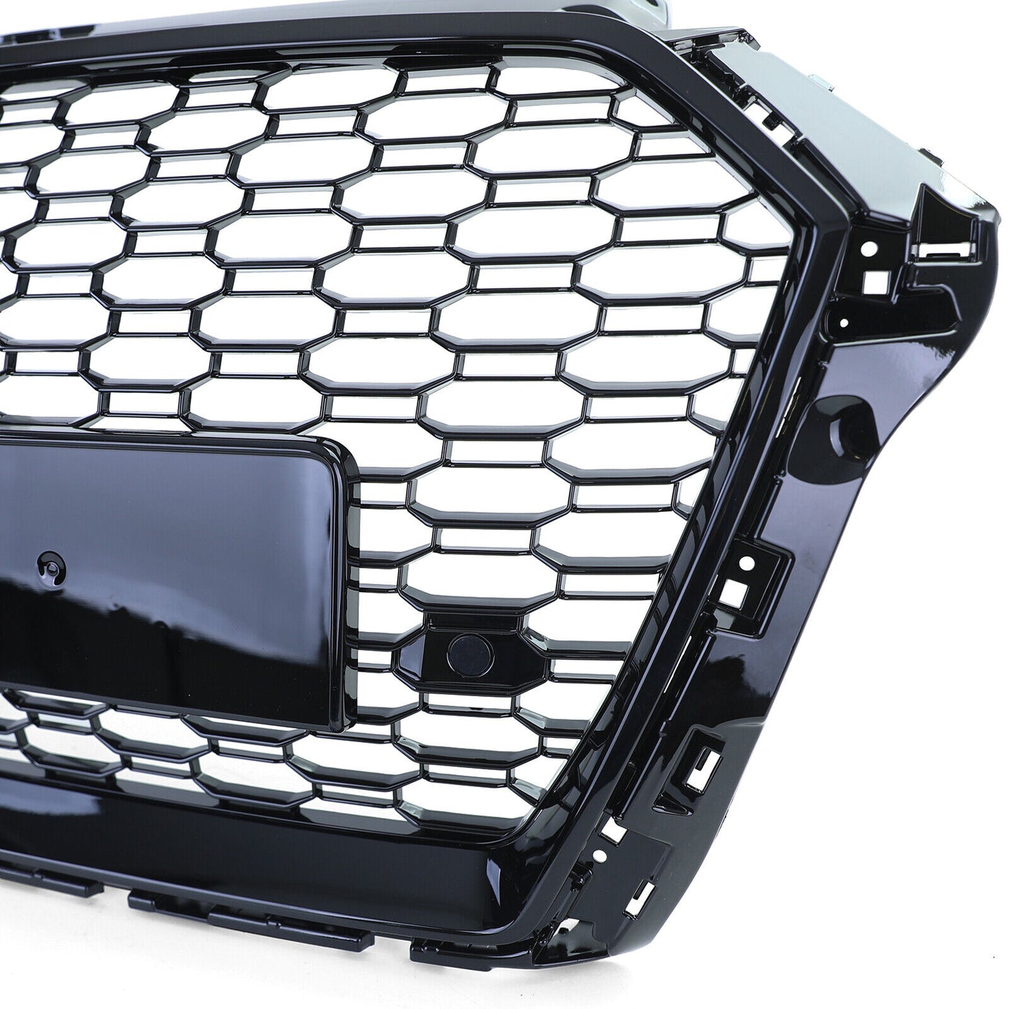 Griglia Sportiva Griglia A Nido D'ape Nero Lucido compatibile Per Audi A3 8V 16-20 Senza ACC
