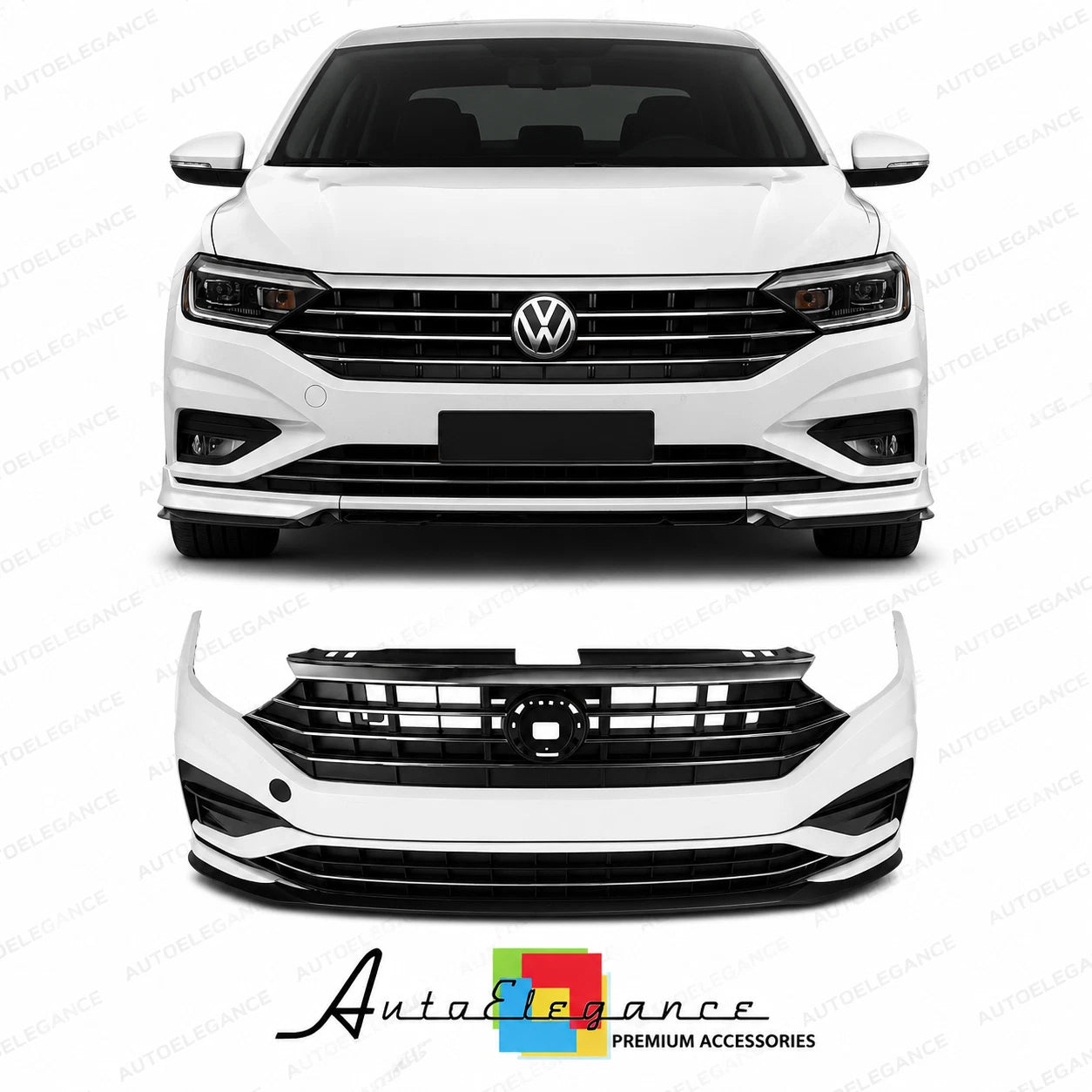 PARAURTI ANTERIORE VOLKSWAGEN VW JETTA 19- LOOK R-LINE