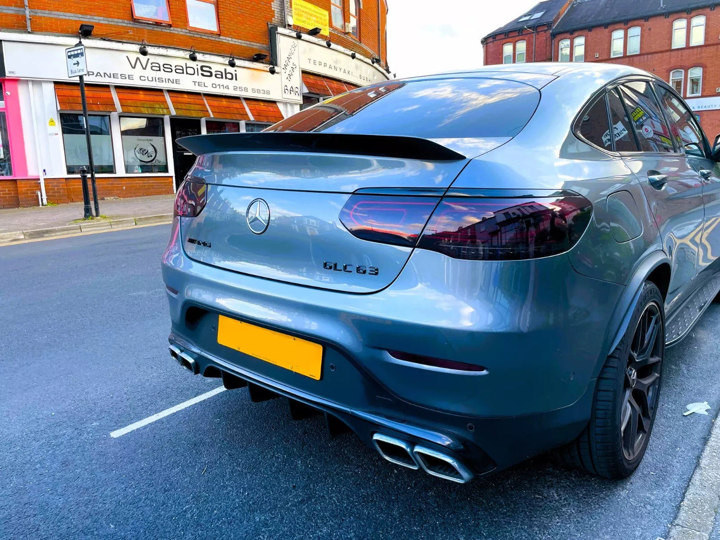 😎Carbon Fiber Spoiler Fit For Mercedes GLC Class Coupe C253😎