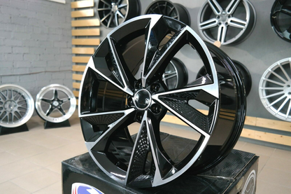 ADATTO PER Audi A5 A6 A7 A8 Q5 Q7 S-LINE CERCHI IN LEGA 22 inch 5x112 9.5J RS7