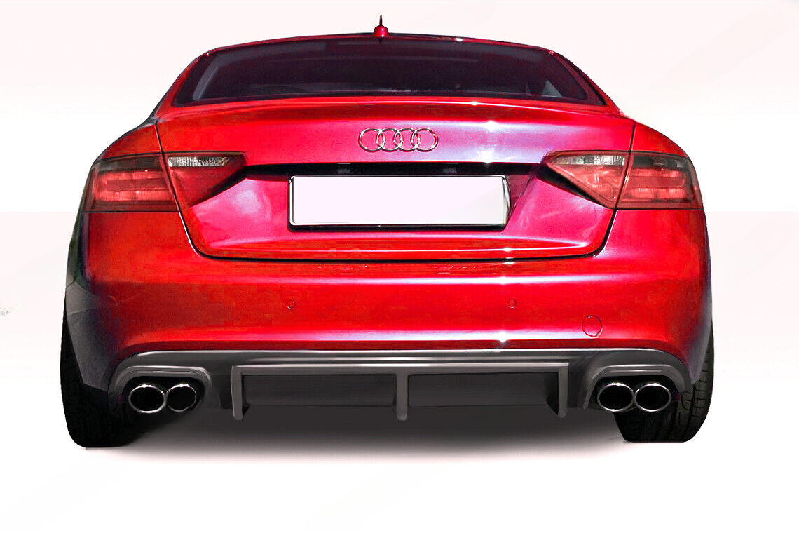DIFFUSORE POSTERIORE ADATTO PER AUDI A5 COUPE CABRIO S-LINE 2007-2011