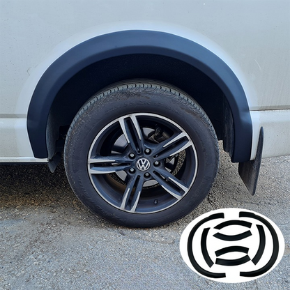 FENDER EXTENSIONS suitable for VW VOLKSWAGEN Transporter T6.1 2019+ 
