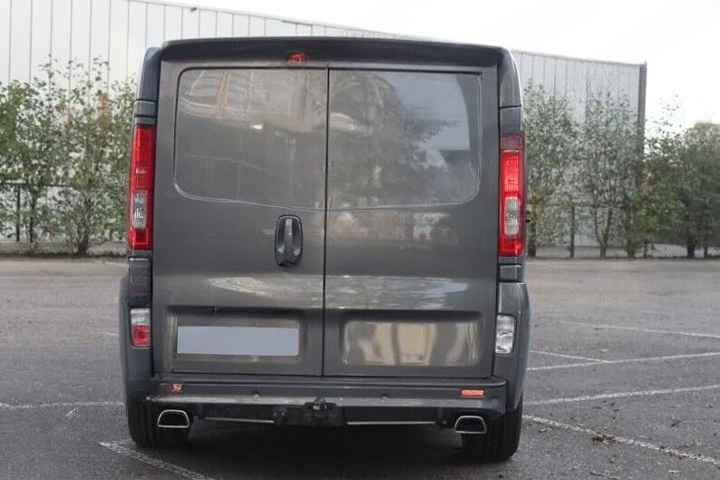 SPOILER ADATTO PER RENAULT TRAFIC / OPEL VIVARO CON DOPPIA PORTA ( 2001-2014 )
