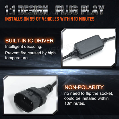 LED bulb kit suitable for Toyota Matrix 