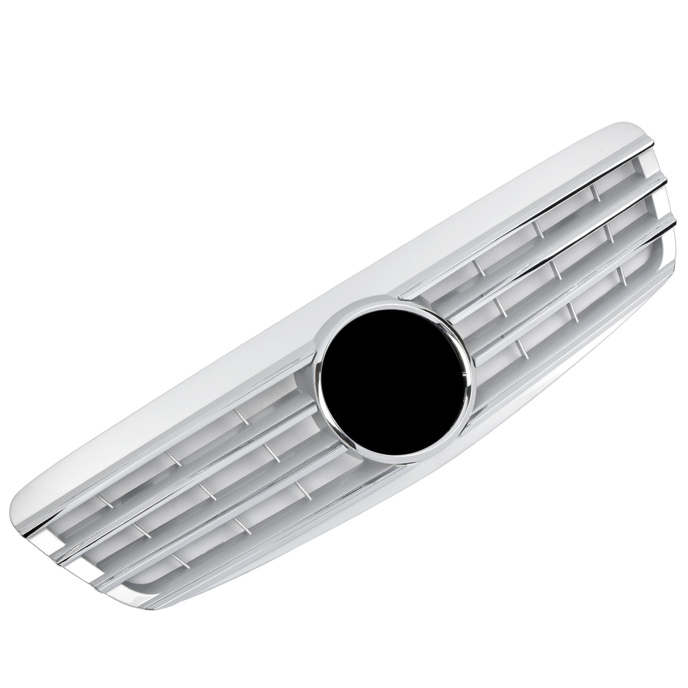 Sports grille for Mercedes W220 S 1998-2002 chrome silver AMG LOOK 