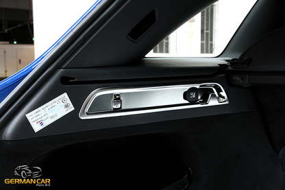 For Mercedes X253 and S205 estate chrome frame trunk panel 