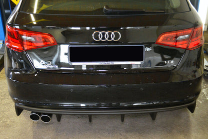 DIFFUSORE  POSTERIORE ADATTO PER AUDI A3 8V (2013-2016)