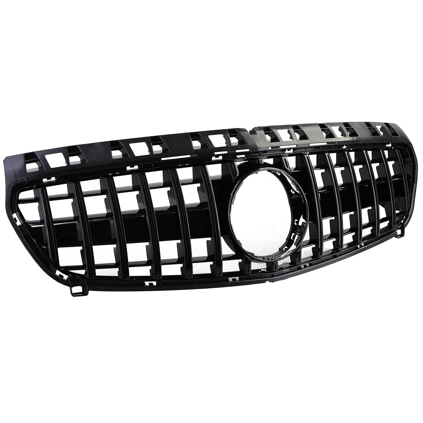 Griglia radiatore sportiva nera lucida aftermarket compatibile con Mercedes classe A W176 12-15