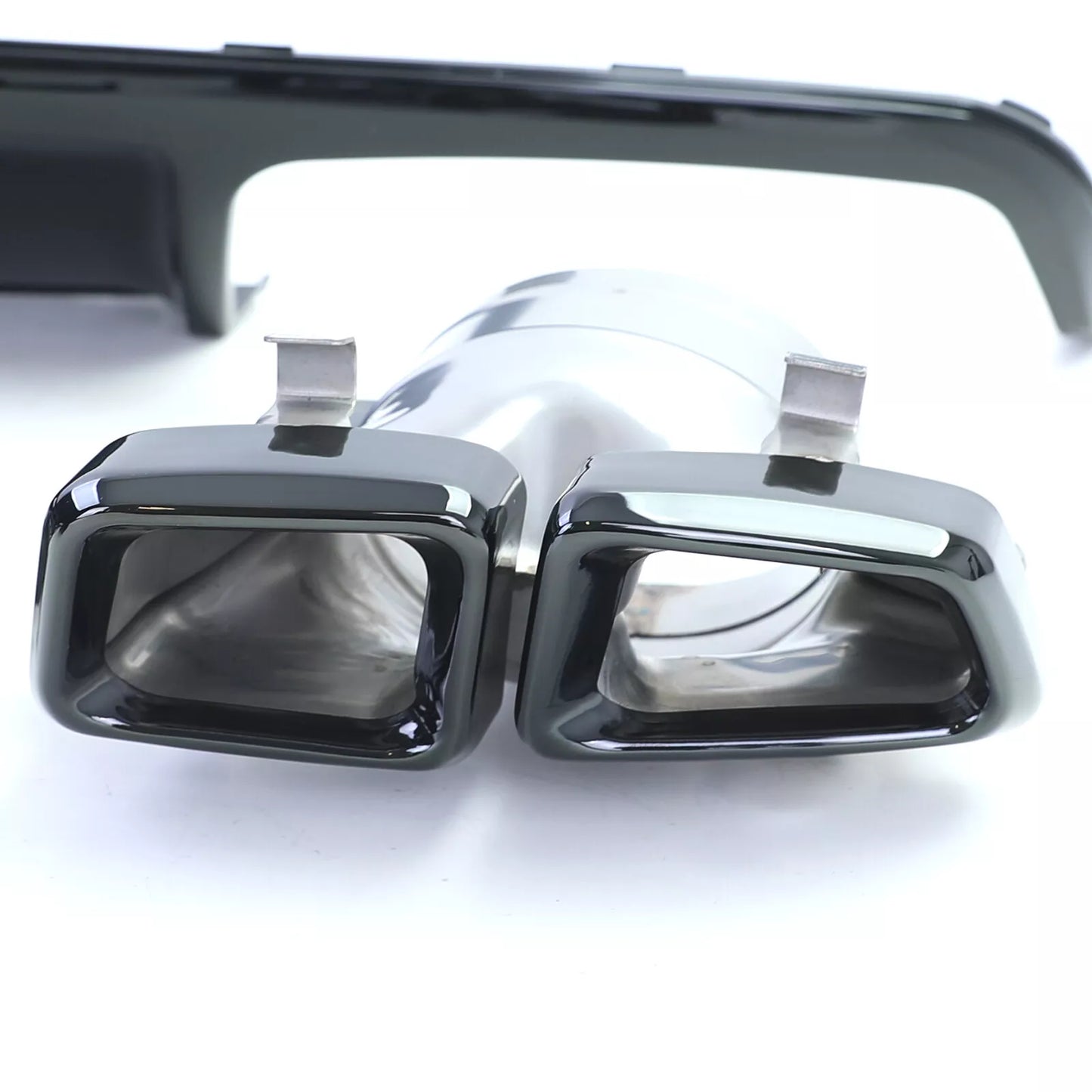 💎DIFFUSER + Black Exhaust Tips for Mercedes CLS C218 Facelift 14-18💎