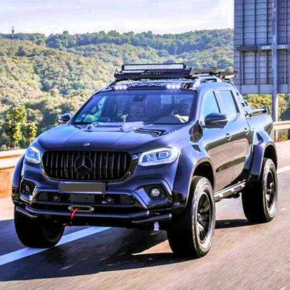 ✨Glossy Black Front GT Grille Fit FOR Mercedes X Class BR470 W470 15-19✨