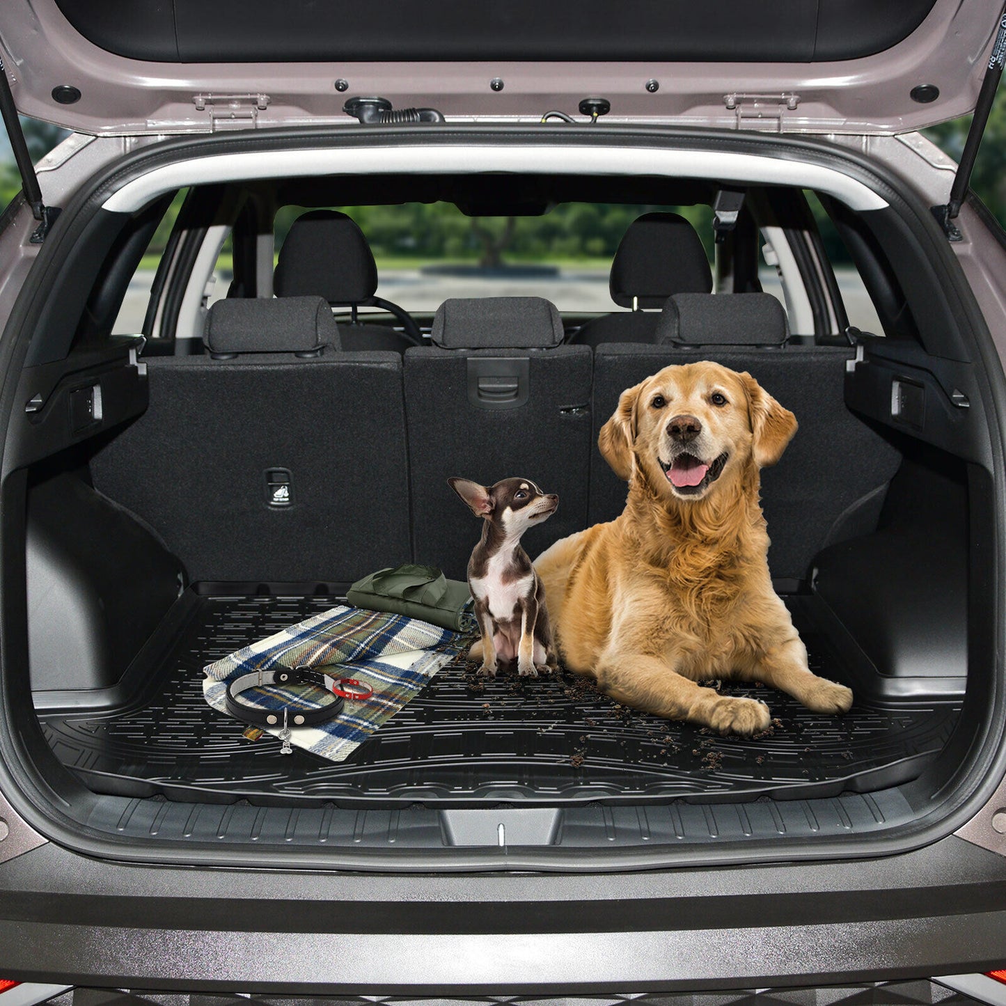 TAPPETINO VASCA BAULE BAGAGLIAIO IN GOMMA ADATTA PER FORD KUGA 2008-2013