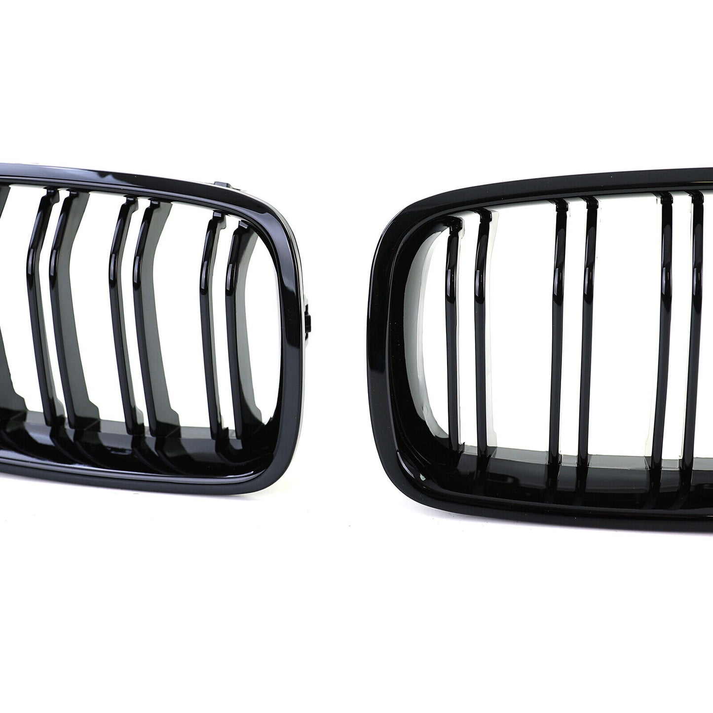 Gloss Black Double Bar Sports Radiator Grille Suitable for BMW F30 F31 11-19
