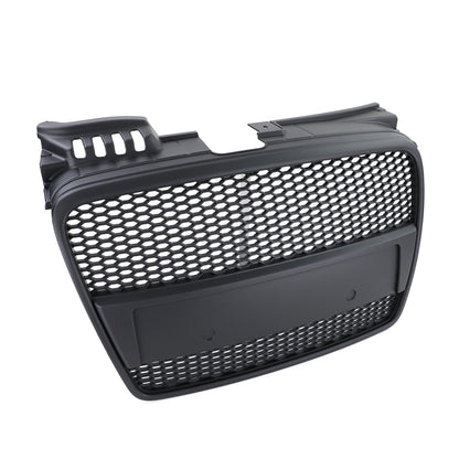 Black honeycomb sport radiator grille for Audi A4 B7 04-07 + cabrio-