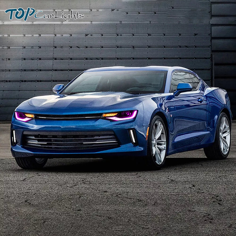 ⭐ART.2949 Kit Fari Anteriori a LED RGB + Posteriori Rossi – Chevrolet Camaro⭐