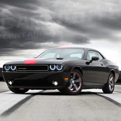 ⭐ART.2948 Fari Anteriori a LED + Lampadina D2S con Sequenziale Dodge Challenger⭐