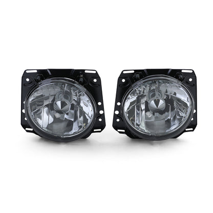 Faro in vetro trasparente nero fumè compatibile per VW Golf 2 83-91