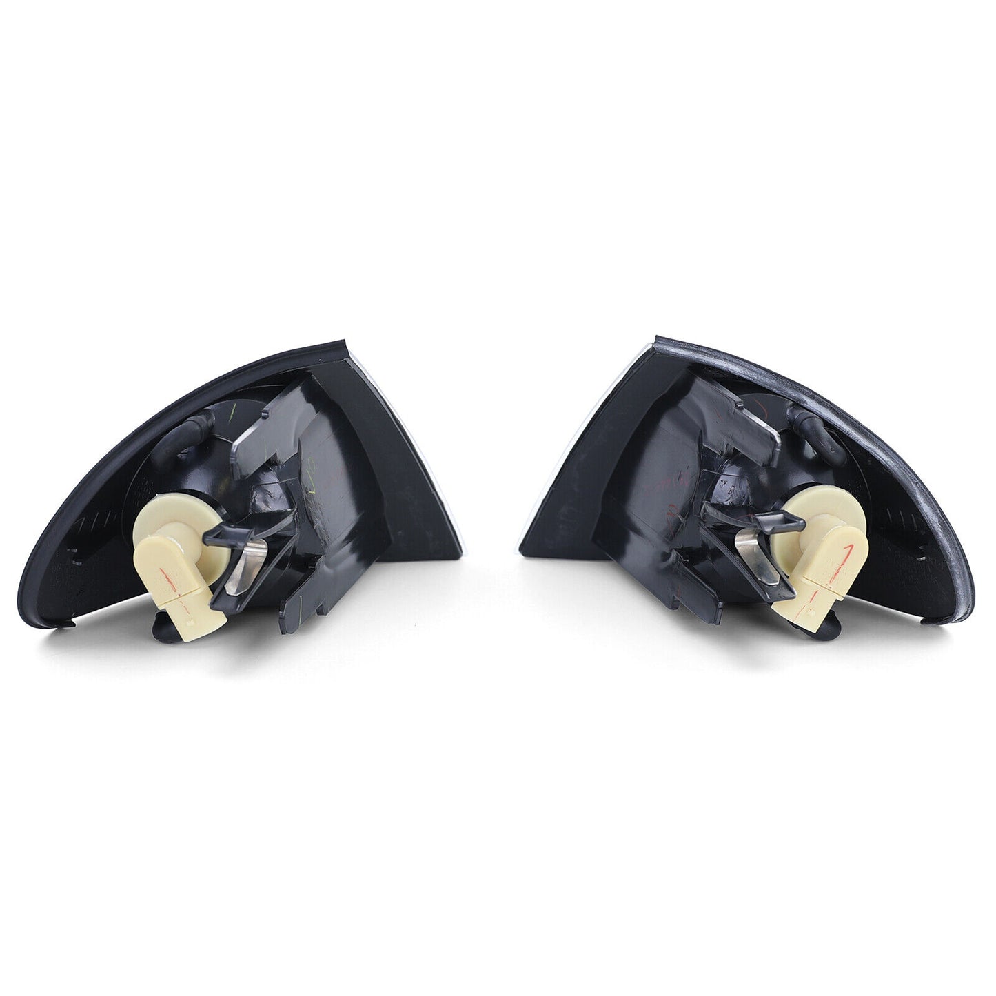 Indicatore di direzione in vetro trasparente fumè nero aftermarket compatibile con BMW Serie 3 E46  98-01