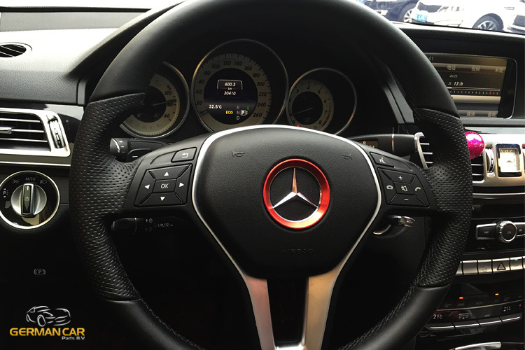 Anello volante per Mercedes A B C CLA GLE GLC 51 mm ROSSO TUNING
