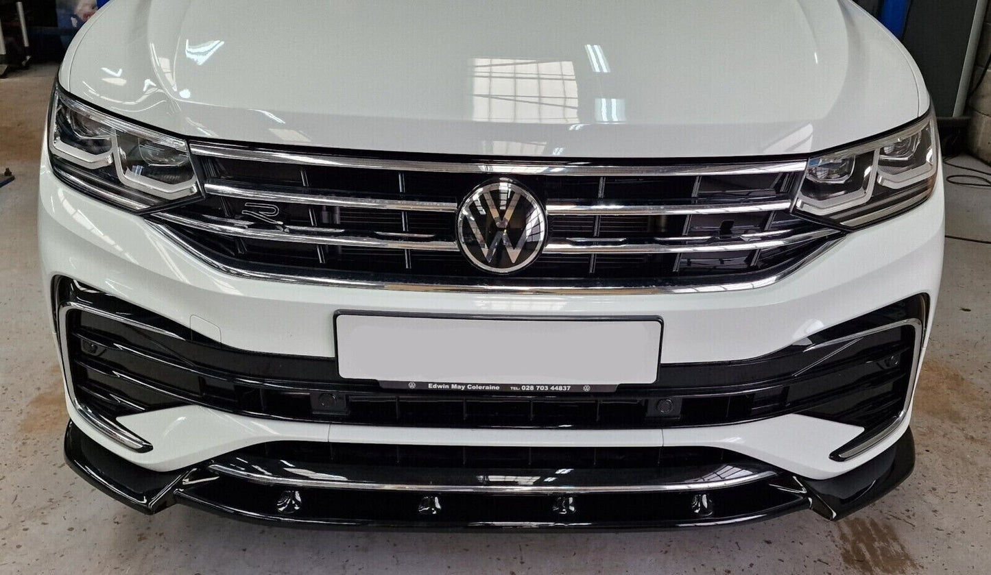 SPLITTER suitable for VW Tiguan MK2 R/R-Line Facelift 2020+ 