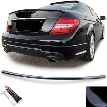 Labbro spoiler posteriore sportivo lucido per Mercedes classe C C204 coupé 11-14