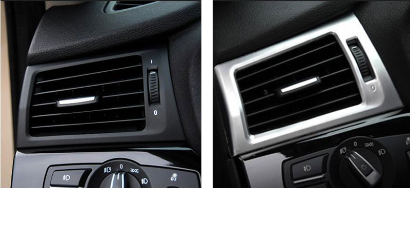 For BMW X3 X4 F25 F26 Chrome Frame Air Vent Nozzle Panel 