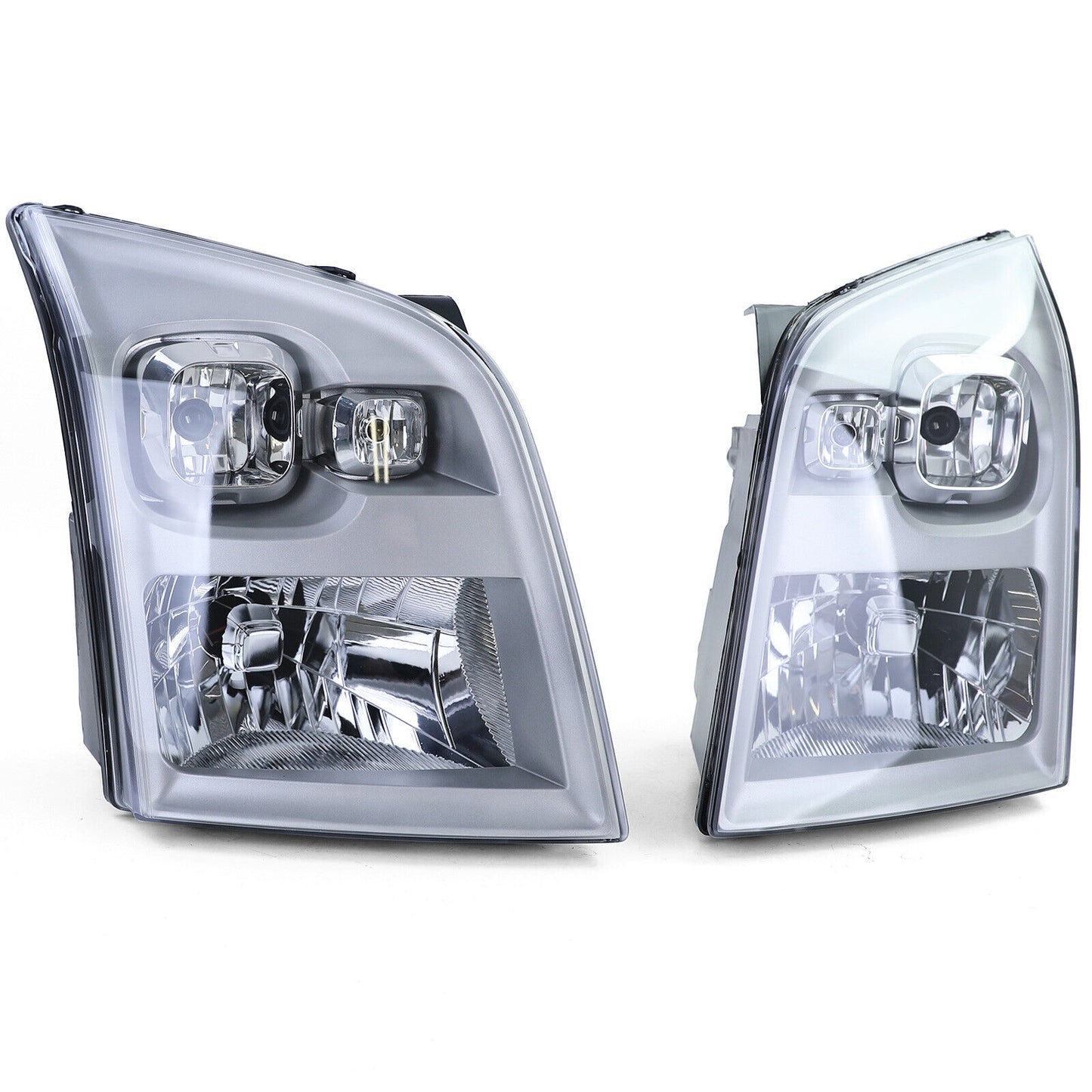 H4 headlights with left right servomotor pair for Ford Transit 06-14-