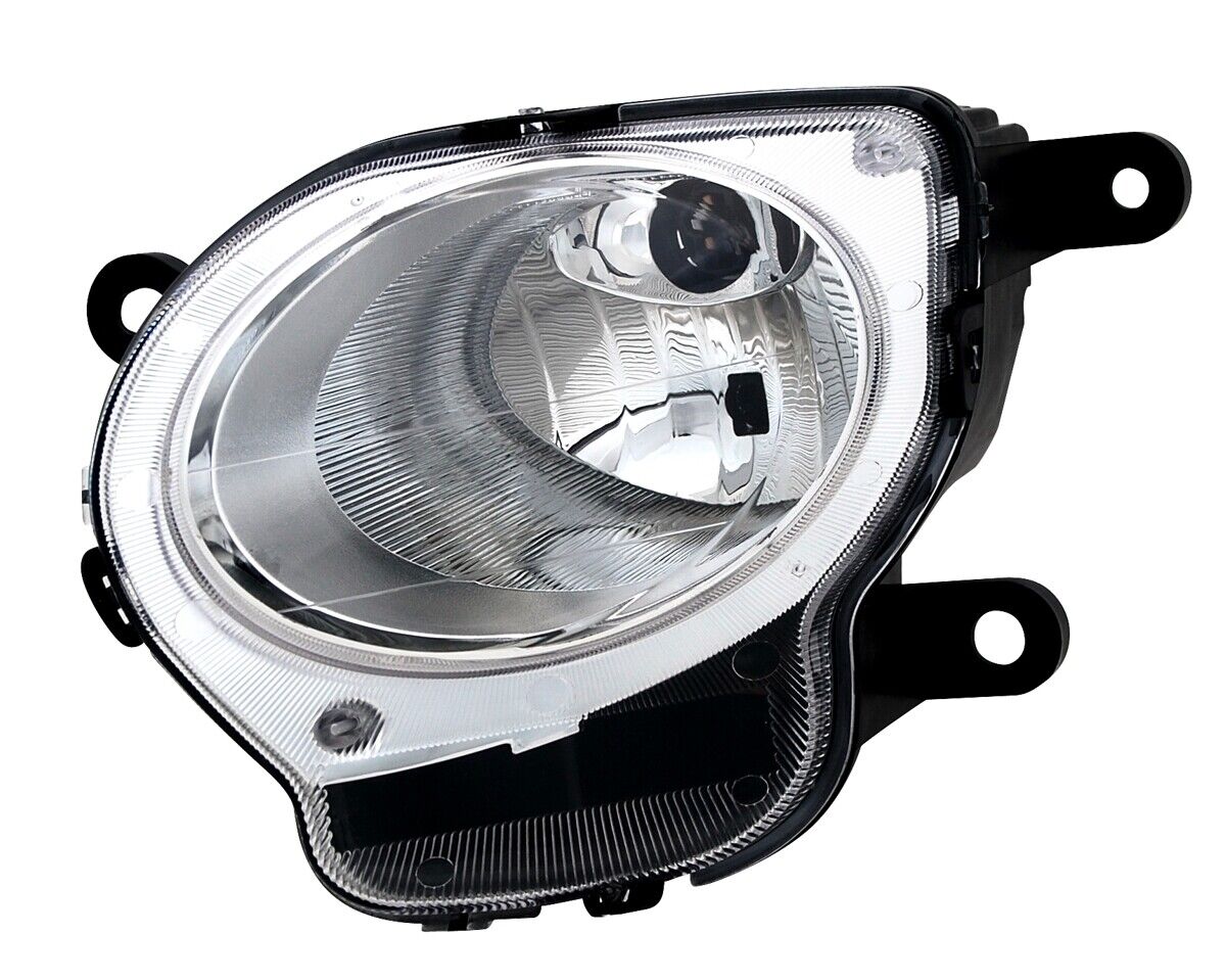 Headlight set for Fiat 500 2007- with daytime running light H1 high beam 