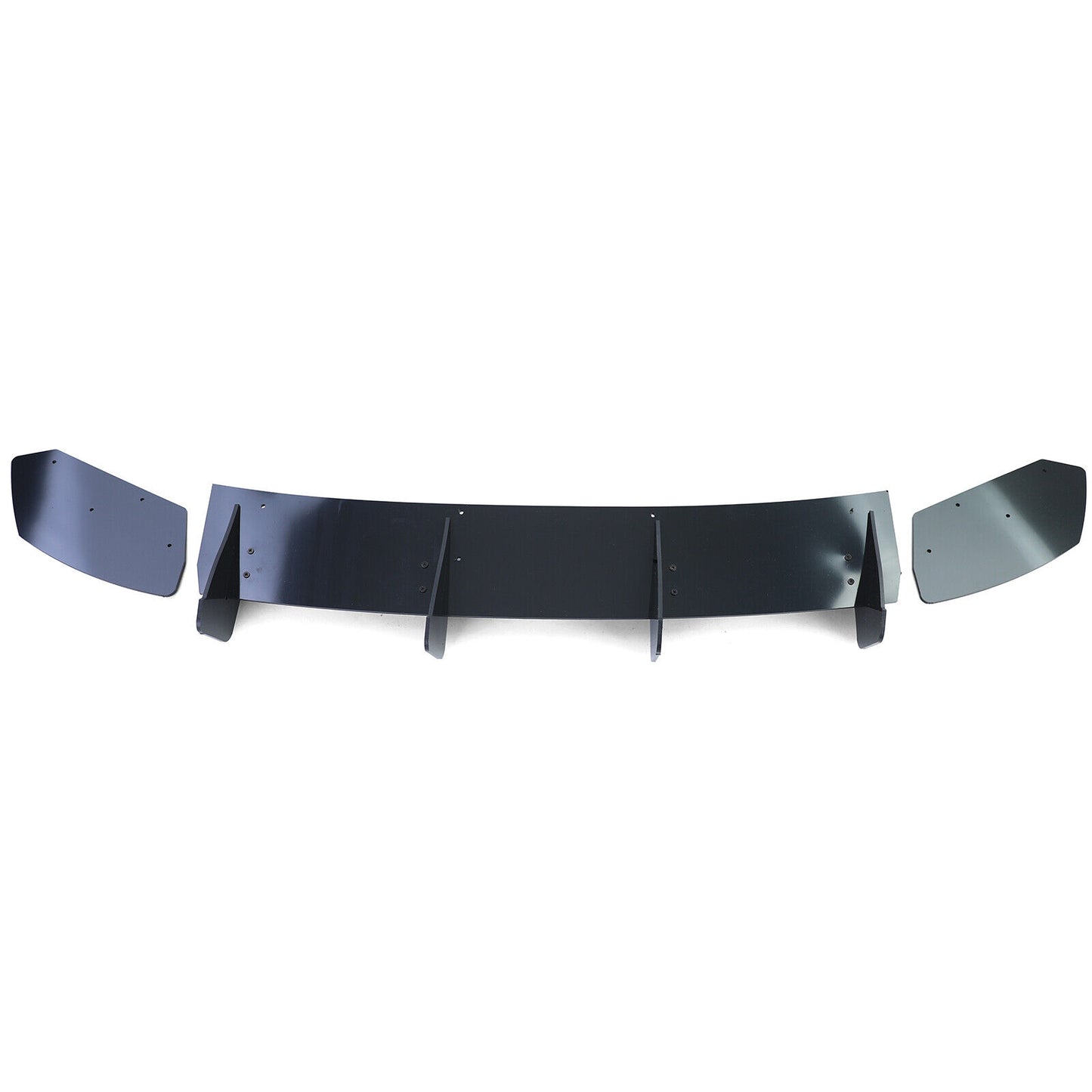 Inserto diffusore posteriore sportivo splitter nero lucido per sedile Leon 3 5F