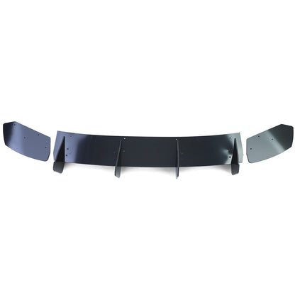 Inserto diffusore posteriore sportivo splitter nero lucido per sedile Leon 3 5F