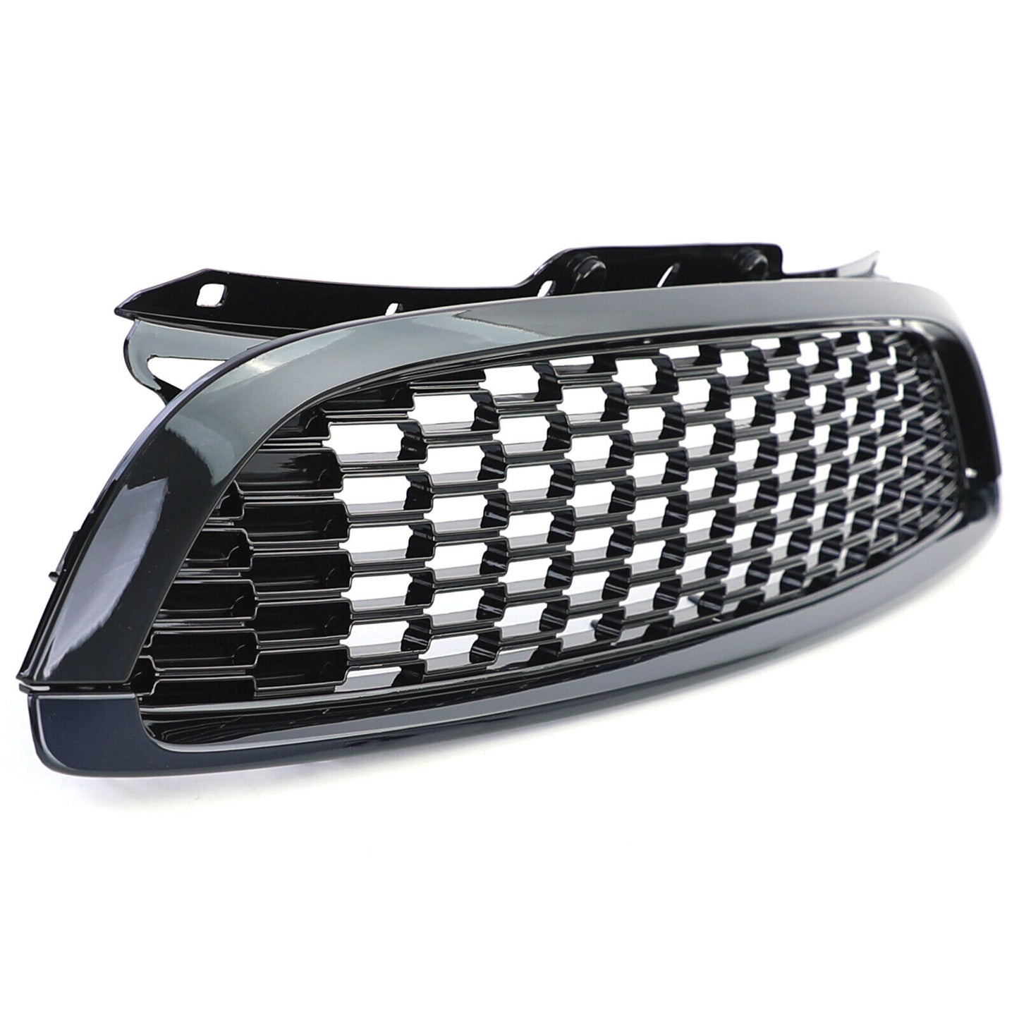 Gloss Black Sport Radiator Grille 3pcs for Mini Cooper R56 Cabrio R57 06-09 