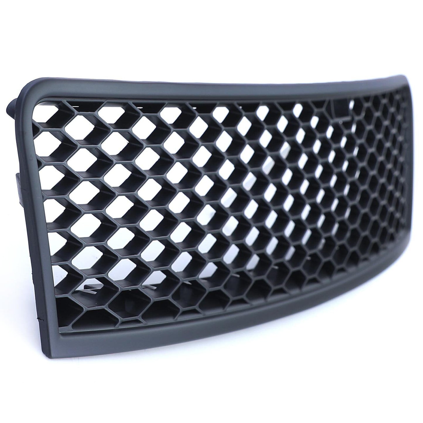 Honeycomb radiator grille without emblem matt black for Audi A6 4B C5 