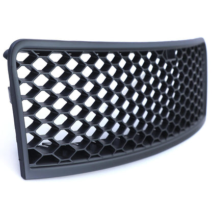 Honeycomb radiator grille without emblem matt black for Audi A6 4B C5 