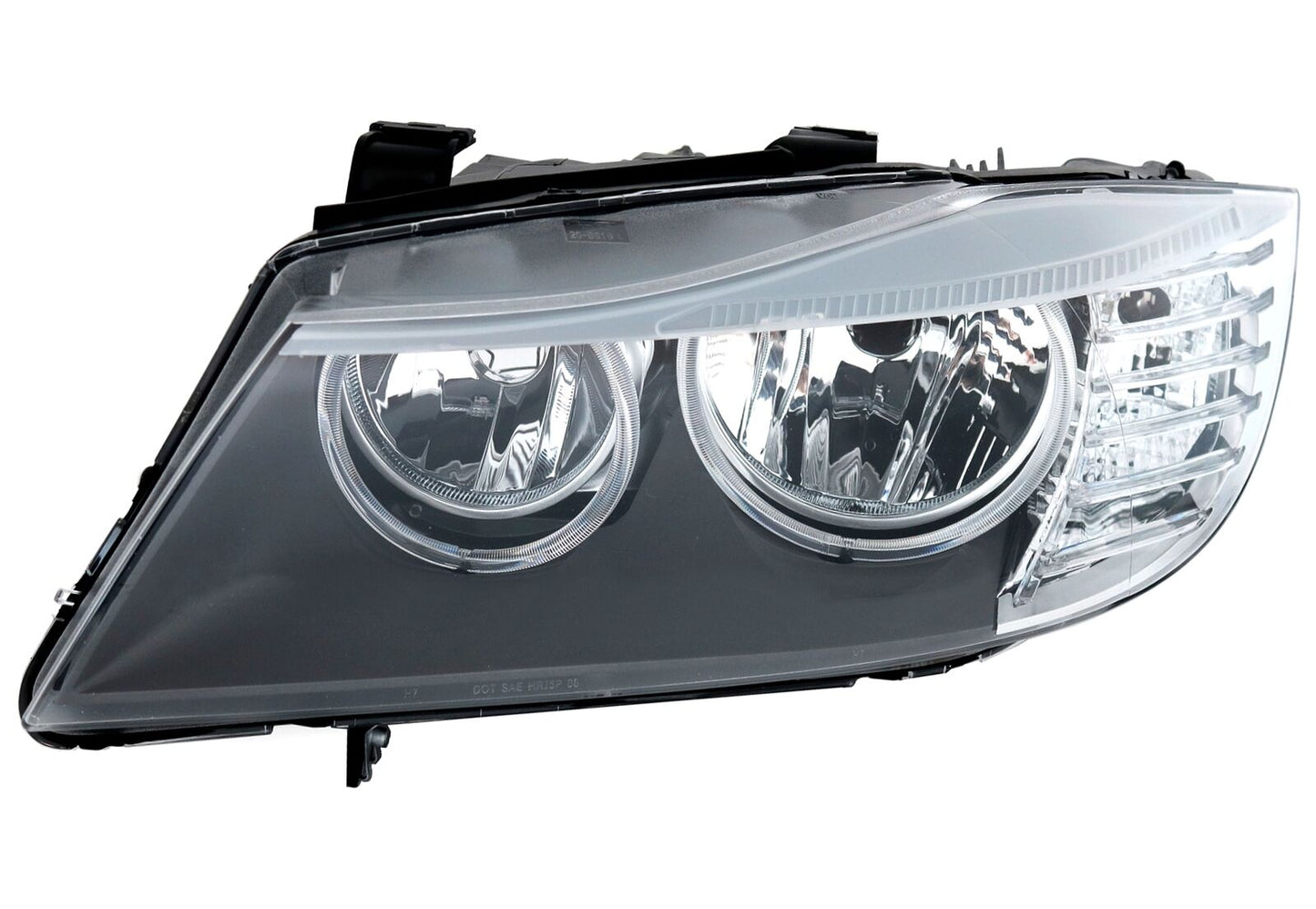 Headlight set for 3 Series BMW E90 Sedan E91 Touring 08-11 Angel eyes rings h 