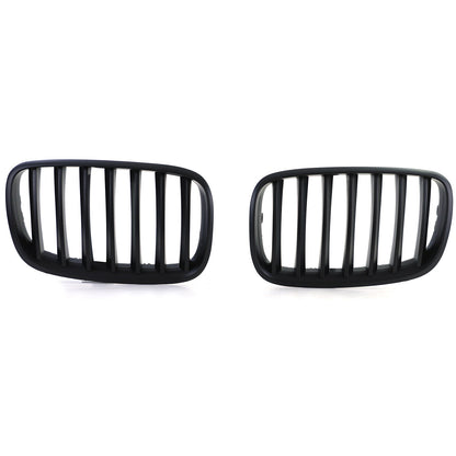 Griglia del radiatore sportiva Performance nera opaca aftermarket compatibile con BMW X5 E70 X6 E71 06-13