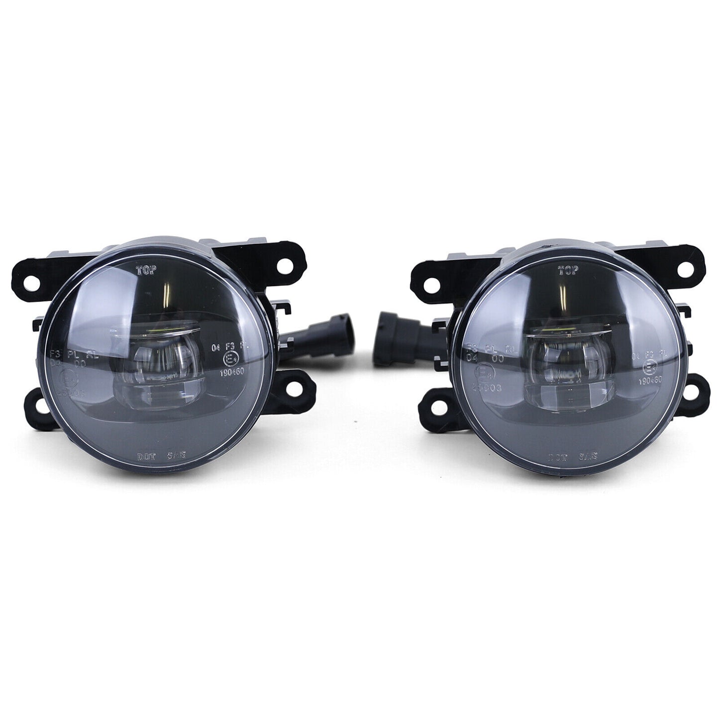 Black LED Fog Lights For Peugeot 107 207 CC 307 CC 407 Porsche Cayenne- 