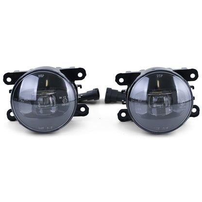 Black LED Fog Lights For Peugeot 107 207 CC 307 CC 407 Porsche Cayenne- 