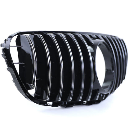 Griglia del radiatore sportiva nera cromata aftermarket compatibile con Mercedes GLC X253 Coupé C253 15-19