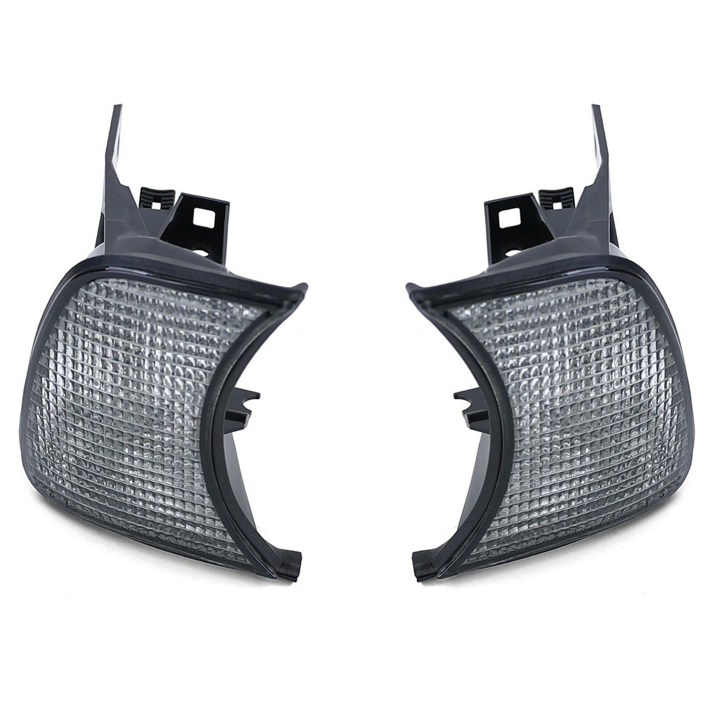 Coppia frecce fumè nero sinistra destra adatto per BMW Serie 5 E34 87-97- AUTOELEGANCERICAMBI