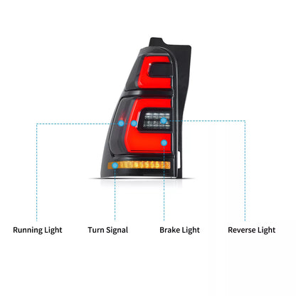 🔥ART.2873 Fanali Posteriori a LED Plug & Play – Toyota 4Runner (2003–2009)  🔥