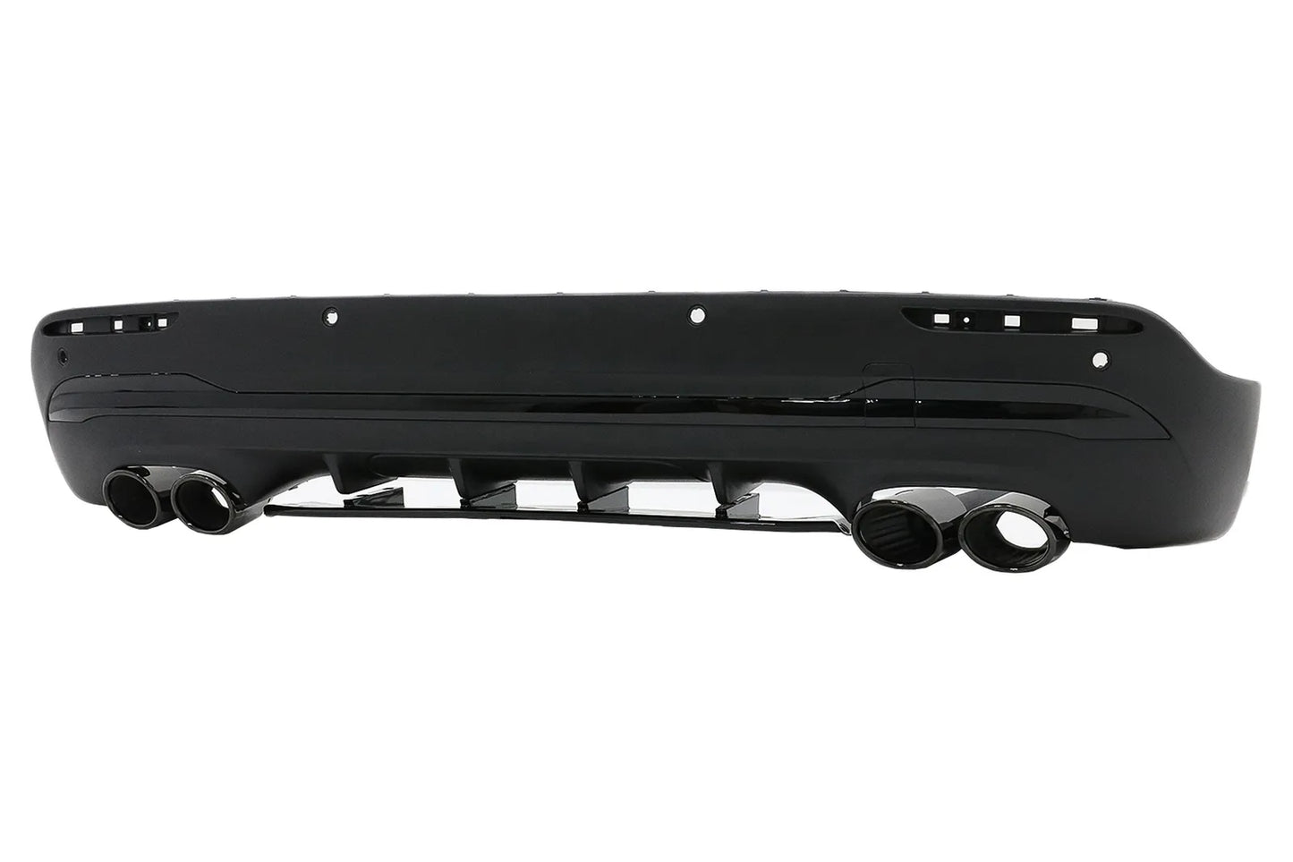 💎Punte del diffusore cromate per Mercedes GLA H247 Sport Line Aero Night Pack💎