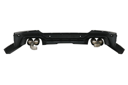 Punte scarico doppia uscita diffusore paraurti per BMW X4 G02 18+ M Sport