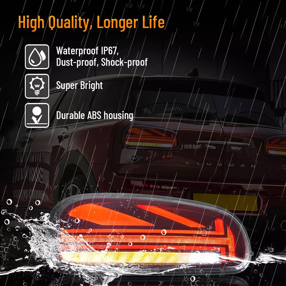 🔥ART.2872 Fanali Posteriori a LED Fumé con Animazione Start-Up – Mini Cooper 🔥