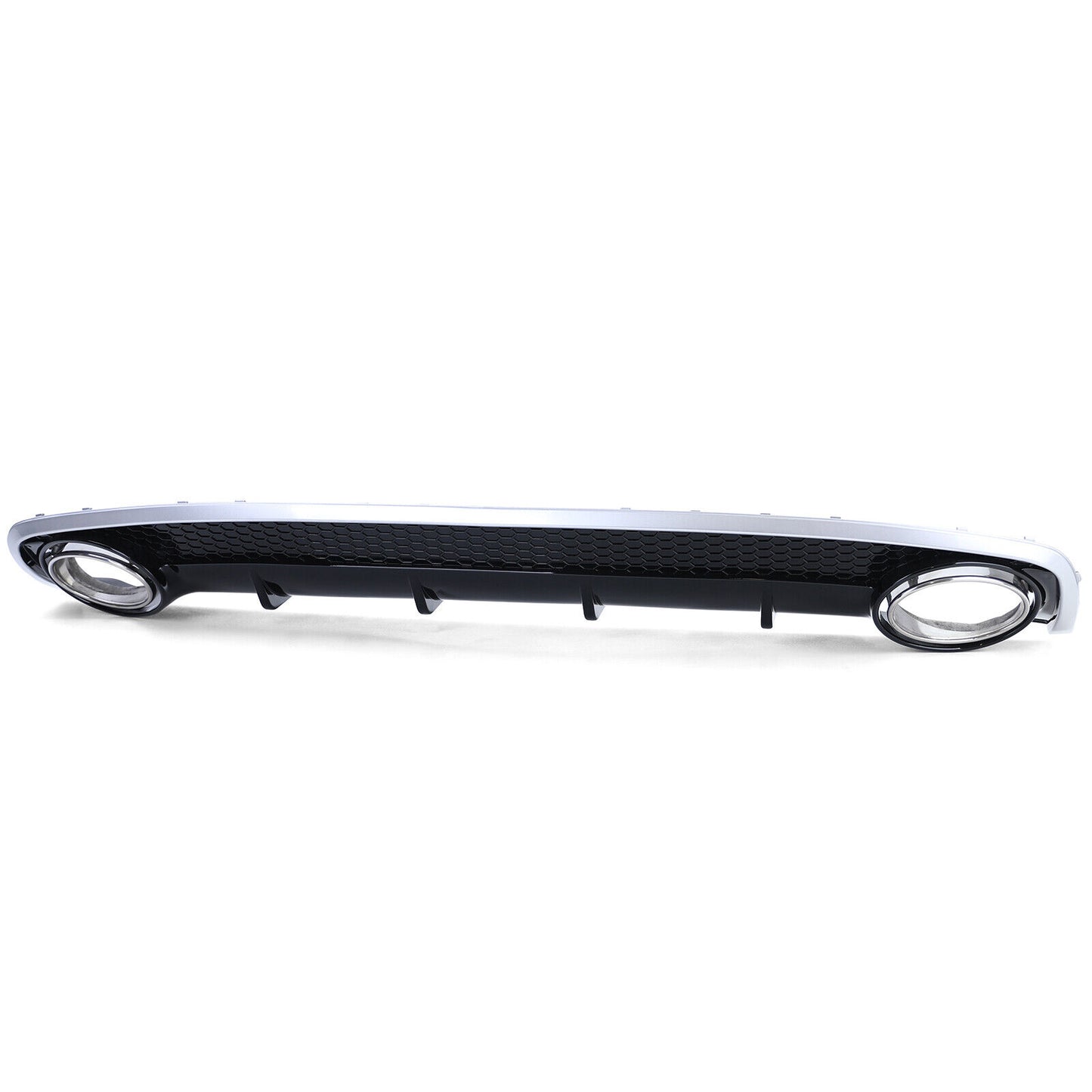 Rear Diffuser with Exhaust Tips for Audi A4 B8 Facelift 11-15 