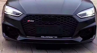 🤩Griglia anteriore a nido d'ape nera lucido addate per Audi RS5 StyleA5 S5 B9🤩