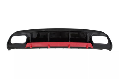⭐Diffuseur Pare-chocs pour Mercedes A W176 Facelift 2015-2018 A45 Look Rouge⭐