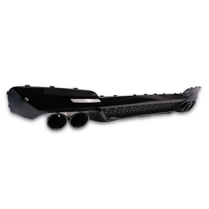 👉ART.10444 Diffusore Posteriore Nero Lucido con Terminali Per BMW X3 G01 17-21👈