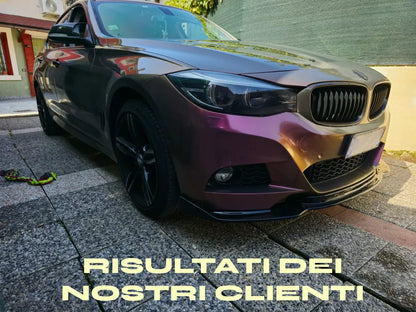 ✨SPLITTER NERO LUCIDO ADATTO PER BMW SERIE 3 GT F34 2012+ M SPORT LOOK HAMMAN ✨