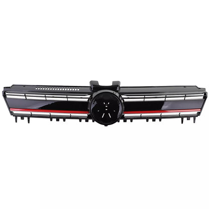 💎Performance Grille Gloss Black with Red Stripe for VW Golf 7 + GTI 12-17💎
