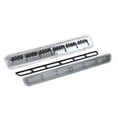 3. Terza luce di stop a LED vetro trasparente fumé nero per Mercedes SLK R170 CL AUTOELEGANCERICAMBI